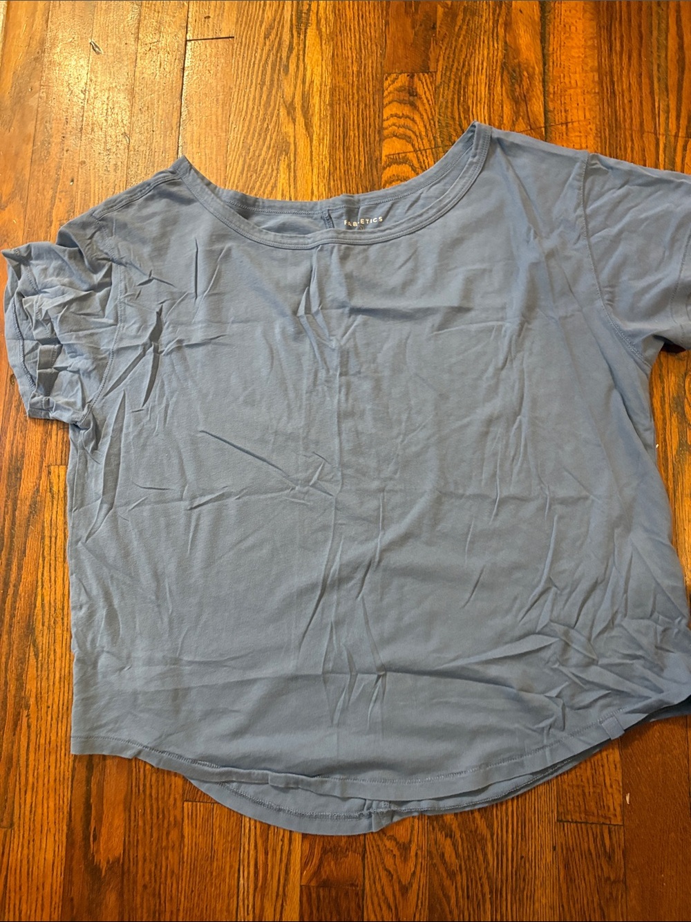 🎉Fabletics Dusty Blue Short Sleeve Oversized Crew Tee
